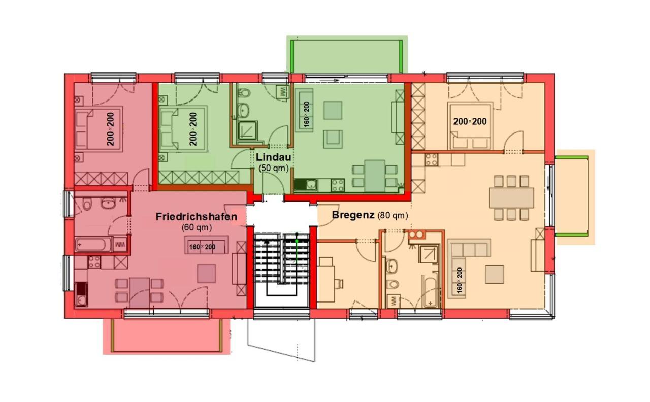 Ferienhaus Seezeichen Wasserburg Eksteriør bilde